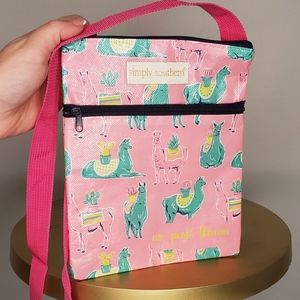 NWOT Simply Southern Llama Crossbody
